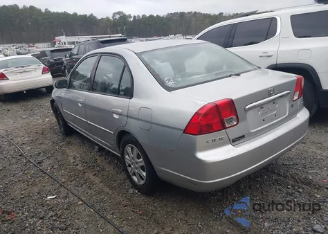 2003 Honda Civic Ex z USA, uszkodzony, nr VIN 2HGES26723H521108